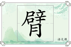 臂怎么写