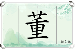 董怎么写