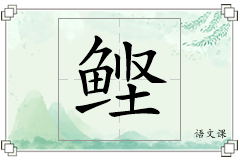鲣怎么写