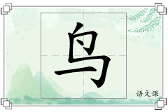 鸟怎么写