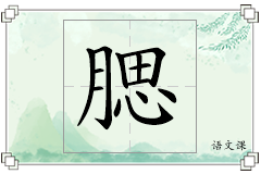 腮怎么写