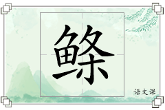 鲦怎么写