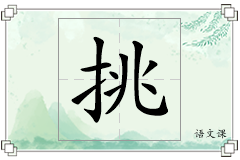 挑怎么写