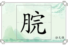 脘怎么写