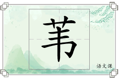 苇怎么写