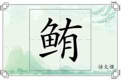 鲔怎么写