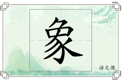 象怎么写