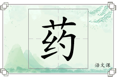 药怎么写