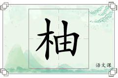 柚怎么写