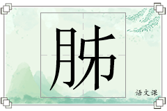 胏怎么写
